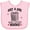 AD-Pink, variant on Inktastic Just a Girl Who Loves Books Girls Baby Bib