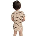 thumbnail image 5 of Daiia Leopard Print Printed Unisex-Baby Short Sleeve Onesies Bodysuits Baby Climbing Clothes Soft and Comfortable Romper with Expandable Shoulder Design-9M, 5 of 8