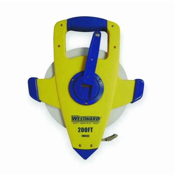 Westward 200 ft Tape Measure, 3/8 in Blade 1MKU3