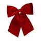 thumbnail image 1 of Lazo de terciopelo navideño, lazo de cinta de terciopelo navideño, guirnalda reutilizable para de , decorativo para festivales, para bar, 1 of 9
