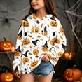 thumbnail image 2 of Grblisyd Halloween Girls Oversized Hoodies Fleece Pullover Sweatshirts Kids Fashion Casual Outfits Fall Winter Clothes, 2 of 5