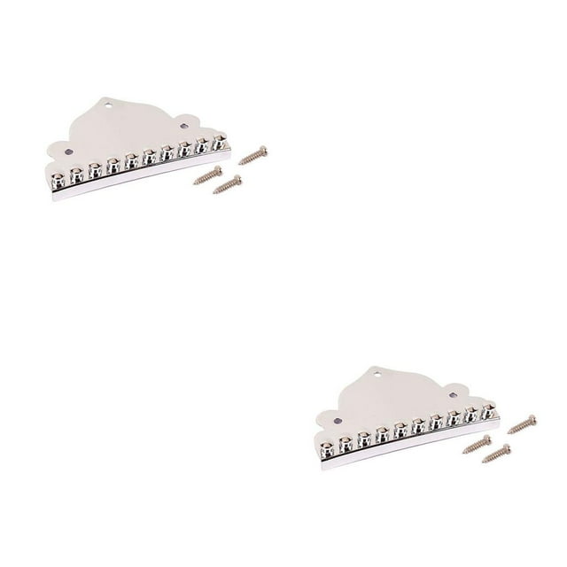 tamizeot Mandoline Raccords de Pièces de Rechange Professionnels Métal Robuste Pièce de Rechange Instrument de Musique Raccord comme Montré 2Ensemble