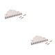 thumbnail image 4 of Naiovety Mandolin Tailpiece Spare Parts Fittings Metal Mandolins Component Instrument Music String Pulling Replacement Replace Part Board Como se muestra 2piezas, 4 of 6