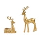 thumbnail image 5 of Estatua de reno, figura de ciervo, estatua de animal, decoración del hogar, resina, alce, estatua de ciervo, alce Oro, 5 of 9