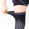 thumbnail image 4 of Warm Knee, Women Men Self-Heating Knee Pad, Brace Leg Knee, Wrap Stretchy Thermal Thick Knee, Self Heating Knee Sleeve Brace, Graphene Breathable Knee Pads, Warm Mugwort Knee Pads (Black-L), 4 of 5