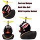 thumbnail image 5 of Pato negro BRI con casco decoración exterior multiusos para coche y dormitorio, 5 of 8
