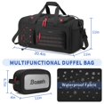 thumbnail image 2 of Bolsa de gimnasio BOSSTIN Bosstin, 45 L, bolsa de viaje deportiva negra, 2 of 6