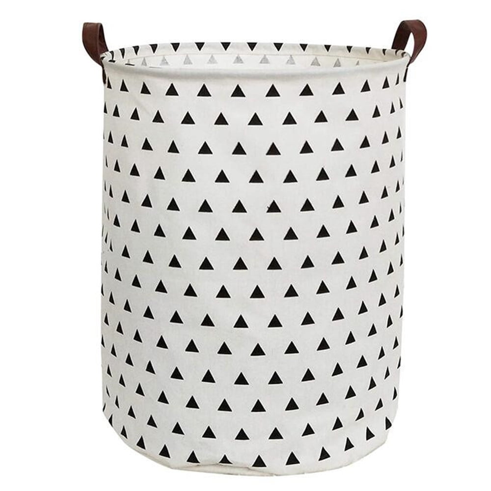 Details about    Laundry Hamper with Handles-Collapsible Canvas Basket for Storage Kitty 