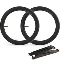 LotFancy 2Pcs 14" x 2.125/2.4 Mountain Bike Tubes with 2 Tire Levers, 32mm Schrader Valve