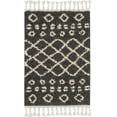 thumbnail image 3 of Nourison Marrakesh Shag Tribal Charcoal 2'2" x 4' Area Rug, (2x4), 3 of 9