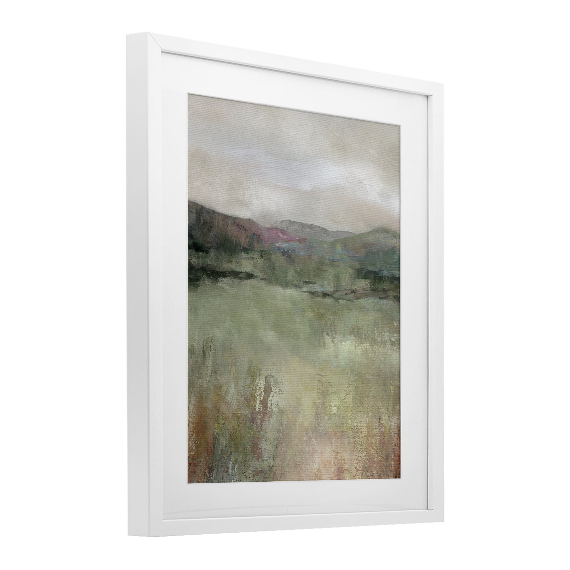 Stupell Industries Glimpse Of Spring White Framed Print Under Glass, design by Carol Robinson