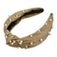 thumbnail image 1 of Diadema de Perlas Anudadas Unique Bargains Casual Caqui 17x12x3.5cm, 1 of 7