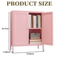 thumbnail image 4 of Bathroom Floor Cabinet,Storage Cabinet with Adjustable Shelf,Modern Freestanding Organizer,Farmhouse Buffet Sideboard,Accent Cabinets for Bathroom,Kitchen,Entryway, 4 of 6