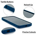 thumbnail image 5 of Dockem iPhone 14 Pro Max Liquid Silicone Card Case with Built-in Metal Plate for Magnetic Mounting, Stitched-on Wallet with 2 Credit Card Holders (Blue, M2L), 5 of 9