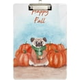 thumbnail image 2 of FMSHPON Pug Pumpkins Clipboard Hardboard Wood Nursing Clip Board and Pull for Standard A4 Letter 13x9 inches, 2 of 8