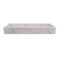 thumbnail image 2 of A&B Home White Marble Tray - 22"W x 8"L x 3"H - White, 2 of 4