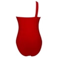 thumbnail image 2 of Traje de Baño Ocean Pacific para Mujer Completo con Un Tirante en Hombro, Escote Redondo Rojo Talla M, 2 of 4