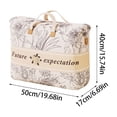 thumbnail image 3 of Clearance Under $5 Boovnll Clothes Storage, 35L Large Capacity Thicken Non-Woven Foldable Storage Bags with Reinforced Handles & Zippers for Clothing, Blanket, Comforters, Storage and Organization, 3 of 5