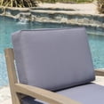 thumbnail image 3 of Noble House Cascada Acacia Wood Club Chairs with Cushions, Grey / Dark Grey (Set of 2), 3 of 8