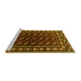 thumbnail image 2 of Ahgly Company Machine Washable Indoor Rectangle Persian Yellow Traditional Area Rugs, 2' x 4', 2 of 4