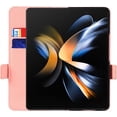 thumbnail image 6 of Compatible with Samsung Galaxy Z Fold 4 Wallet Case,Galaxy Z Fold 4 Case with S Pen Holder,Z Fold 4 5G Case with Card Slots Holder,Genuine Leather Flip Cover Case for Galaxy Z Fold4 (Rosegold), 6 of 14