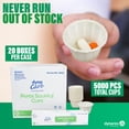 thumbnail image 7 of Dynarex 0.5 oz. Paper Souffle Cups - Pill Cups for Swallowing Pills, Measuring Liquid, Dispensing Condiments, Tasting Samples - 250 per Box, 20 Boxes Per Bulk Case, 7 of 7