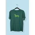 thumbnail image 5 of Old Glory Mens St. Patricks Day Dachshund Shamrock Short Sleeve Graphic T Shirt, 5 of 6