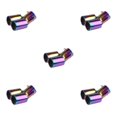 thumbnail image 1 of Sidaley Silenciador de escape Universal para coche, punta redonda de acero inoxidable, doble salida, silenciador de tubo de escape, accesorios Type2 NO2, 1 of 6