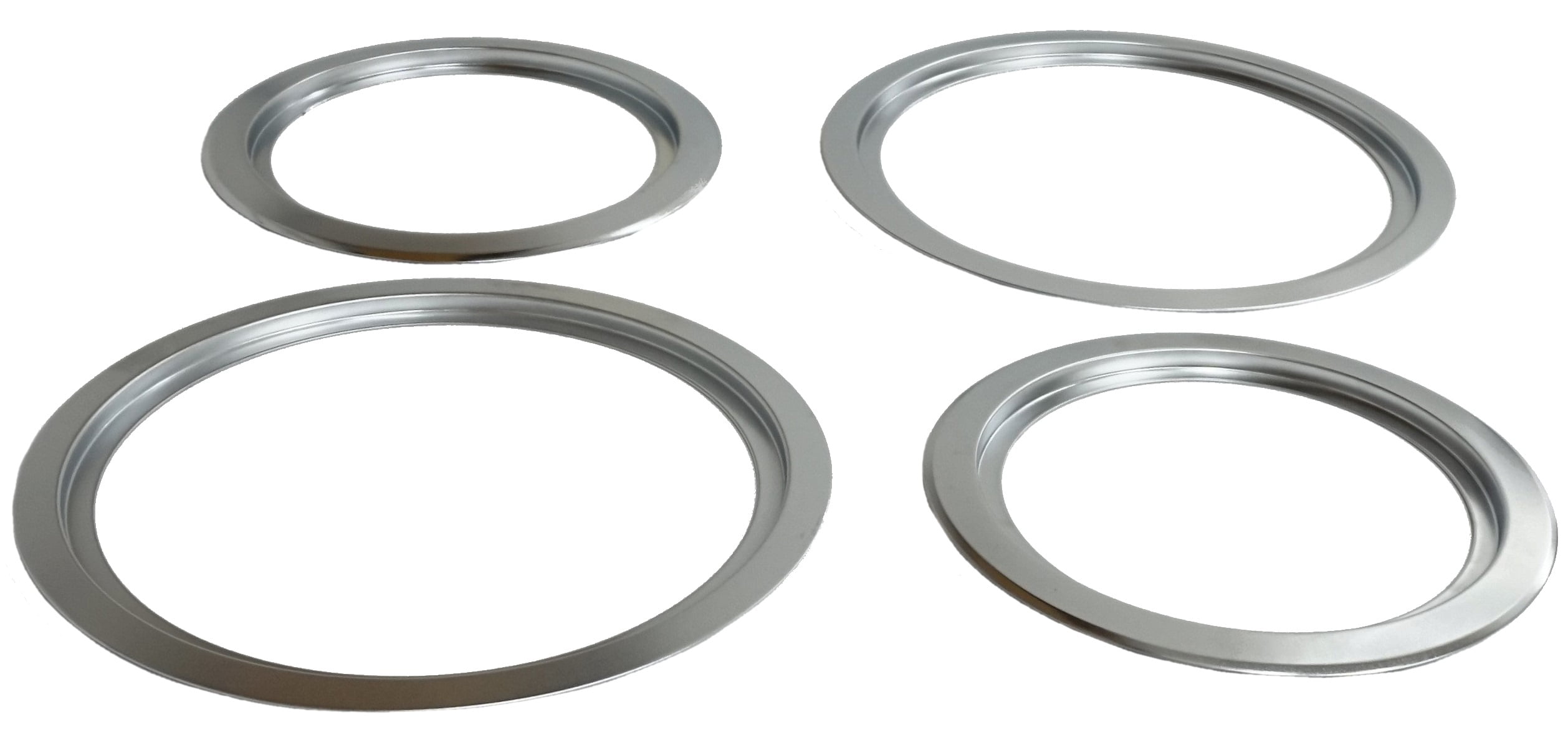 Range Top Trim Ring Set For General Electric, 2 of WB31X5013 & 2 of