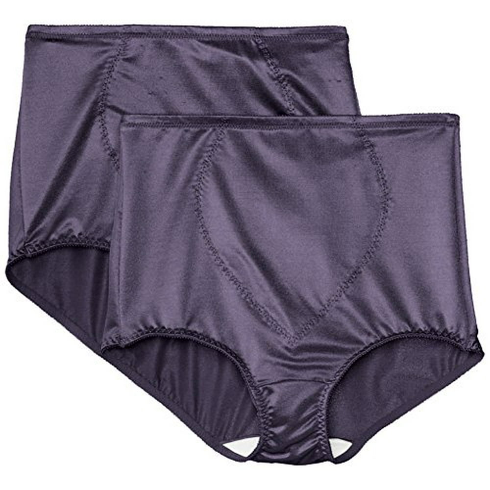 Bali Bali Women's Shapewear Tummy Panel Brief Firm Control 2Pack