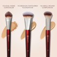 thumbnail image 3 of Set de brochas de maquillaje BK Beauty Core Complexion Trio (3 unidades), 3 of 6