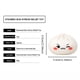 thumbnail image 2 of Juguete grande de pan antiestrés para adultos y – Extra Large Soft Soft Xiaolongbao Dumpling Fidget, juguete sensorial de alivio para estrés, concentración y decoración de escritorio, 2 of 6