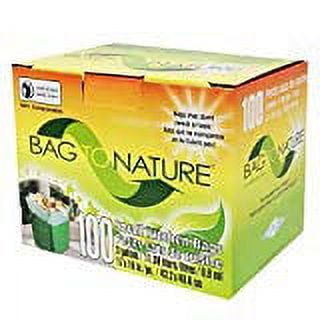 Bag To Nature Kitchen Compost Bags 17x16 .8mil 3 gallon 100 ct