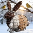 thumbnail image 4 of 1 Pcs Hummingbird Nester, Hummingbird Nesting Material, Nesting Material Bird, Fiber Bird Nesting, Bird Nesting Holder, Bird Nesting (Bunny Shaped, 7.9 inch), 4 of 8
