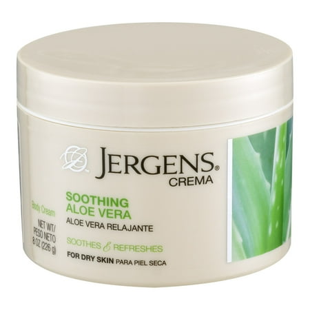 Jergens Crema Body Cream Soothing Aloe Vera, 8.0 OZ