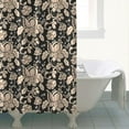 thumbnail image 4 of Pioneer Flower Floral Print Pattern Shower Curtain 72"x84" ,Bathroom Decorative Shower Curtains Set with 12 Hooks,Modern Waterproof Washable Shower Curtain, 4 of 6