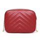thumbnail image 3 of Bolsa bandolera de cuero simple para mujer bandolera de hombro con cadena (Rojo) Ehuebsd Para Estrenar, 3 of 8
