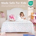 thumbnail image 3 of Joyfy Rainbow Twin Size Sheet Set for Kids – 3Pcs Soft Microfiber Bedding, Deep Pocket Fitted Sheet Fits Up to 16" Mattress, Wrinkle Free & Fade Resistant – Cozy Breathable Sheets for Boys Girls Teen, 3 of 8
