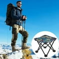 thumbnail image 3 of QHUDLV Folding Chair, Outdoor Portable Stool, Small Chair for Camping Barbecue Fis, 3 of 9