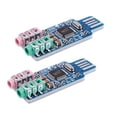 thumbnail image 1 of 2Pcs Free Driver USB Sound Card CM108 USB Sound Card Chip Blue, 1 of 5