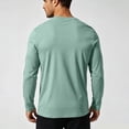 thumbnail image 5 of Samdudou Mens T Shirts Long Sleeve Crewneck Casual Basic Tees Everyday Layering Undershirts Lightweight Athletic Training Tops Classic Daily Workout Pullover Apparel, 5 of 6