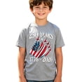 thumbnail image 4 of RTKFRFLM Kids US 250th Semiquincentennial T-Shirt 4th of July Patriotic American Flag Print Crewneck Short Sleeve Graphic Tee for Boys Girls, 4 of 4