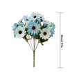 thumbnail image 3 of Ramo de flores artificiales Jumpingount de tela de seda color azul 45 cm, 3 of 6