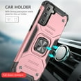 thumbnail image 6 of FIEWESEY for Samsung Galaxy S22 Phone Case Military Grade Drop Rugged Cover Anti-Scratch Protective 360° Rotate Kickstand Sturdy Shockproof Phone Cover for Samsung Galaxy S22 6.1 inch(Rose Gold), 6 of 7