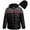 Medium Grey, variant on iXtreme Boys' Winter Jacket - Fleece Lined Bubble Puffer Water Repellent Ski Jacket with Winter Hat (Size 8-18)