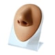 thumbnail image 1 of Modelo de nariz de silicona reutilizable, modelo humano de simulación para herramienta de enseñanza y práctica Marrón, 1 of 9