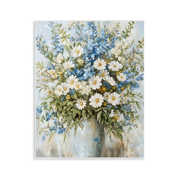 Stupell Industries Heritage Style Bouquet Floral Painting Unframed Art Print Wall Art, 11 x 14