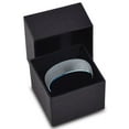 thumbnail image 3 of Charming Jewelers Tungsten Wedding Band Ring 6mm for Men Women Comfort Fit Blue Round Domed Brushed Lifetime Guarantee, 3 of 5