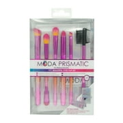 Moda Brush Sunset Prismatic Beautiful Eyes 7pc Travel Set Makeup Brush Flip Kit