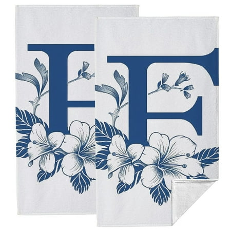 

ONETECH Microfiber Towels Hand Towel Set of 2 for Kitchens Bathrooms Showers - Funny Kitchen Towels 27.5*16in